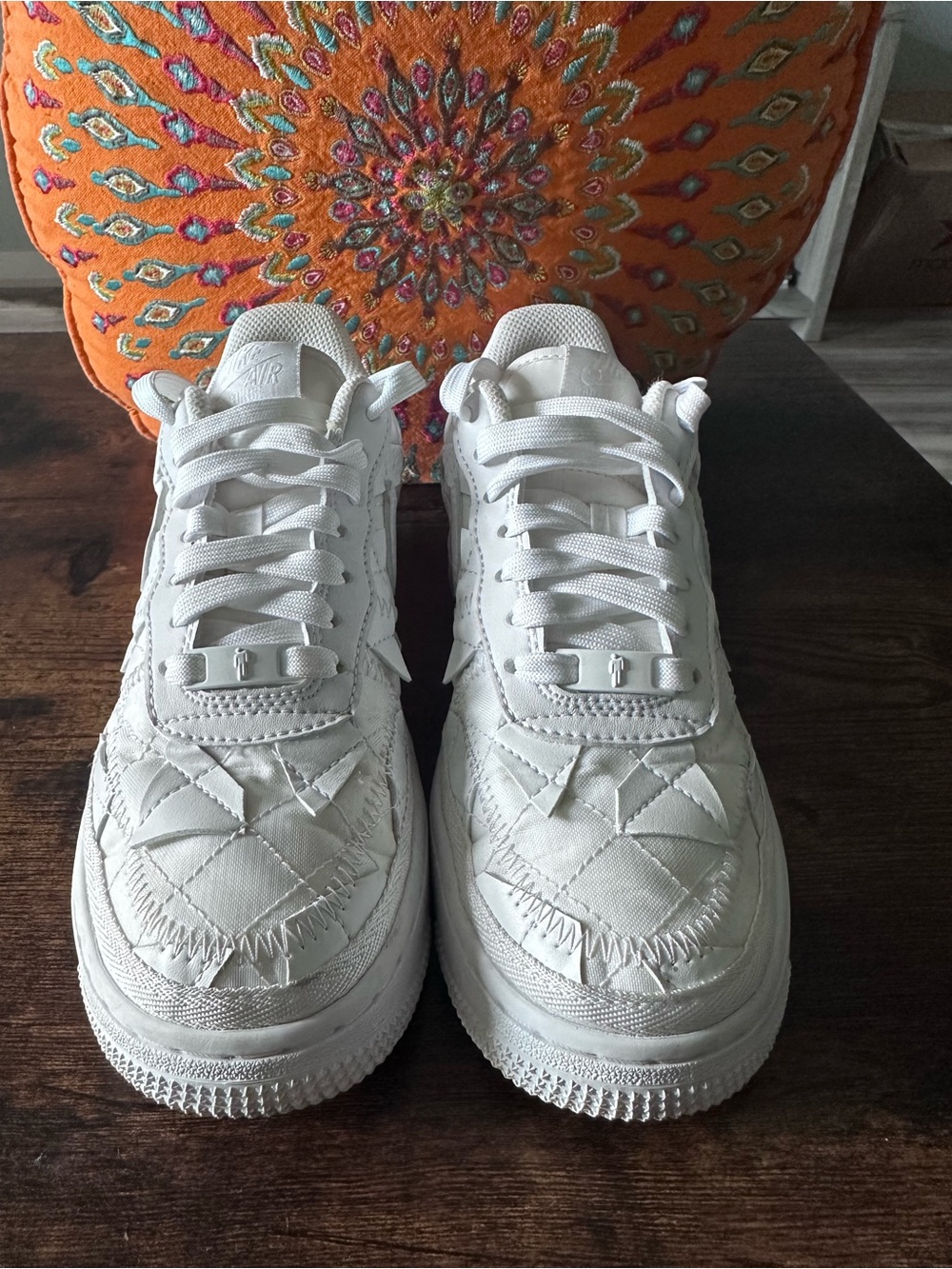 Nike White Quilted Women's Low-Top Sneakers